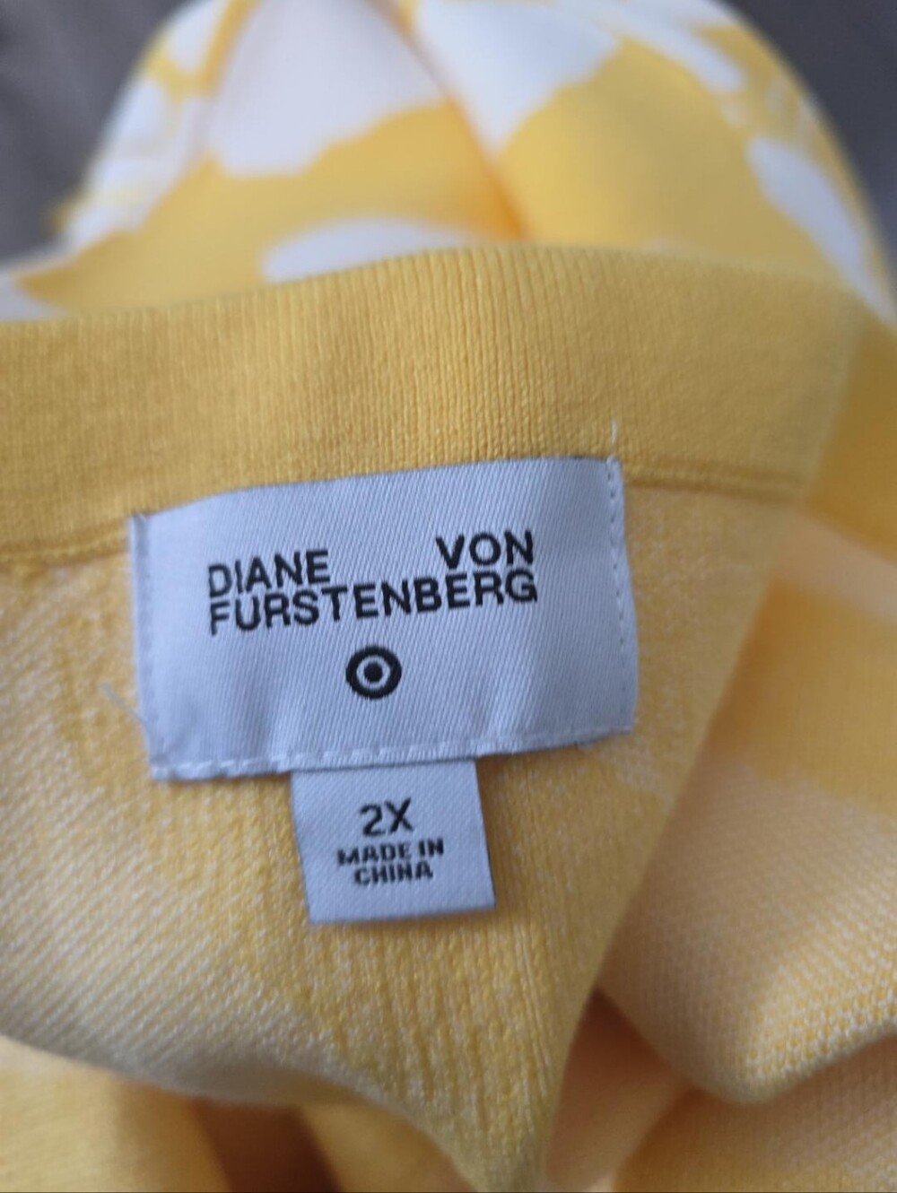 Diane von Furstenberg x Target Yellow Floral Halter Maxi Dress 2X